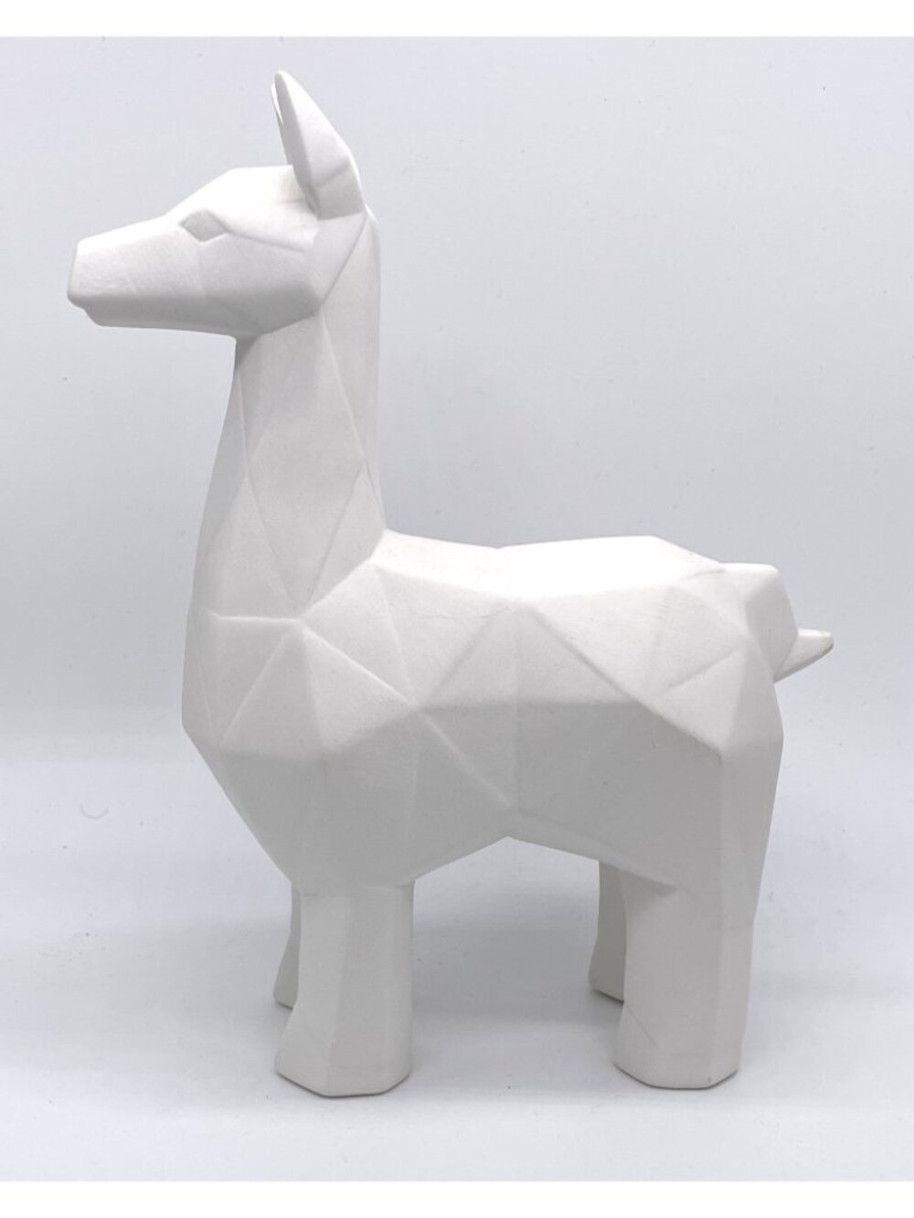 MAYCO Faceted Llama Bisque MB1539 Figurine Ceramic Pottery 9.5" Unfinished Art - Picture 3 of 9